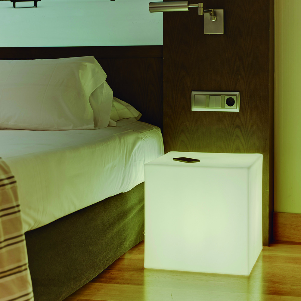 Bild von New Garden LUMCB045OFNW Energisparlampe, Plastik, 15 W, E27, weiß, 43 x 43 cm