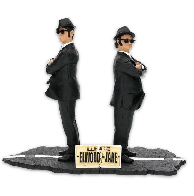 Bild von SD Toys Blues Brothers pack 2 statuettes PVC Movie Icons Jake & Elwood 18 cm