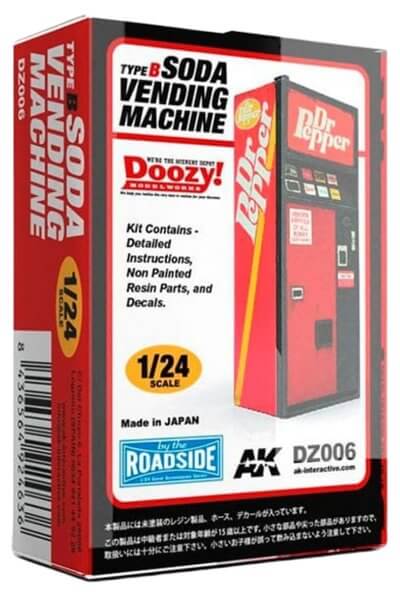 Bild von Doozy Modelworks Soda Vending Machine Type B 1/24 DZ006 Getränkeautomat