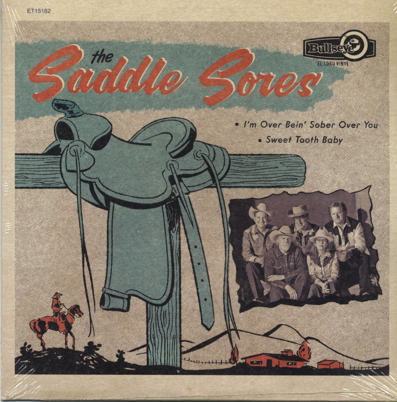 Bild von The Saddle Sores - I’m Over Bein’ Sober Over You - Sweet Tooth Baby (7inch, 45rpm)