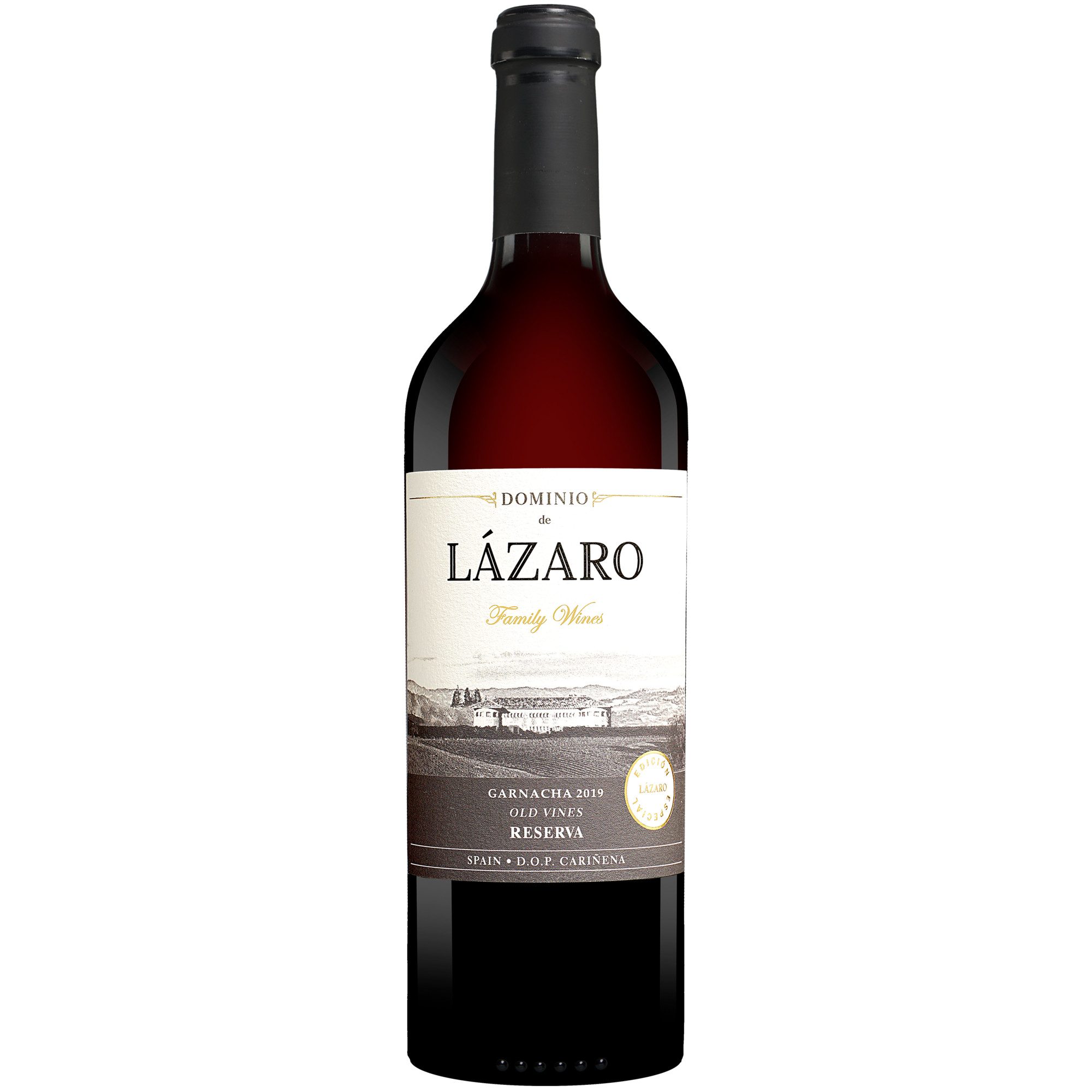 Bild von Dominio de Lázaro Reserva 2019  0.75L 14.5% Vol. Rotwein Trocken aus Spanien