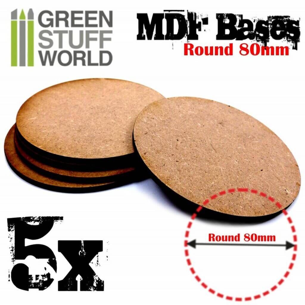 Bild von MDF Bases - Round 80mm