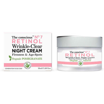 Bild von The Conscious™  Anti-Aging & Anti-Falten Produkte Retinol Wrinkle-clear Night Cream Organic Pomegranate