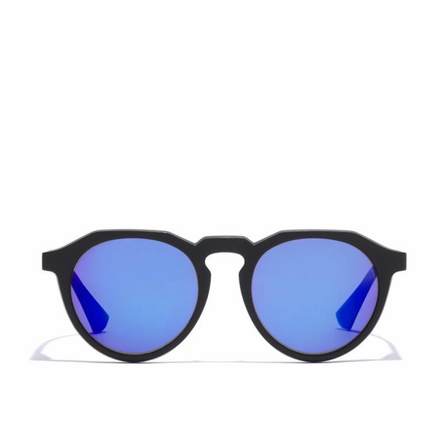 Bild von Hawkers, Damen, Sonnenbrille, Unisex-Sonnenbrille Warwick Raw Schwarz Blau (Ø 51,9 mm)