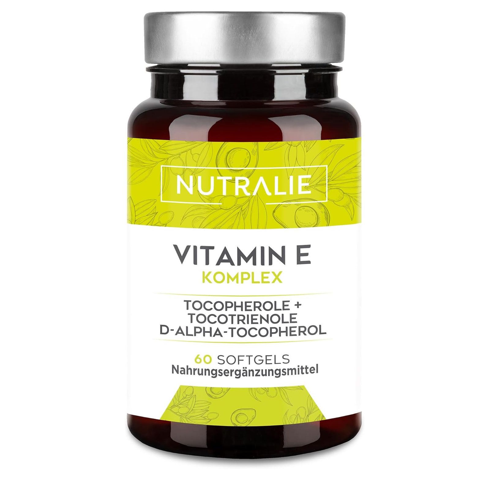 Bild von Nutralie Vitamin E Complex tocopherols and tocotrienols 60 capsules