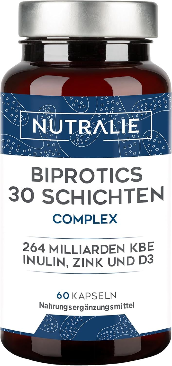 Bild von Nutralie Probiotics 30 strains 264 billion CFU Biprotics complex 60 capsules