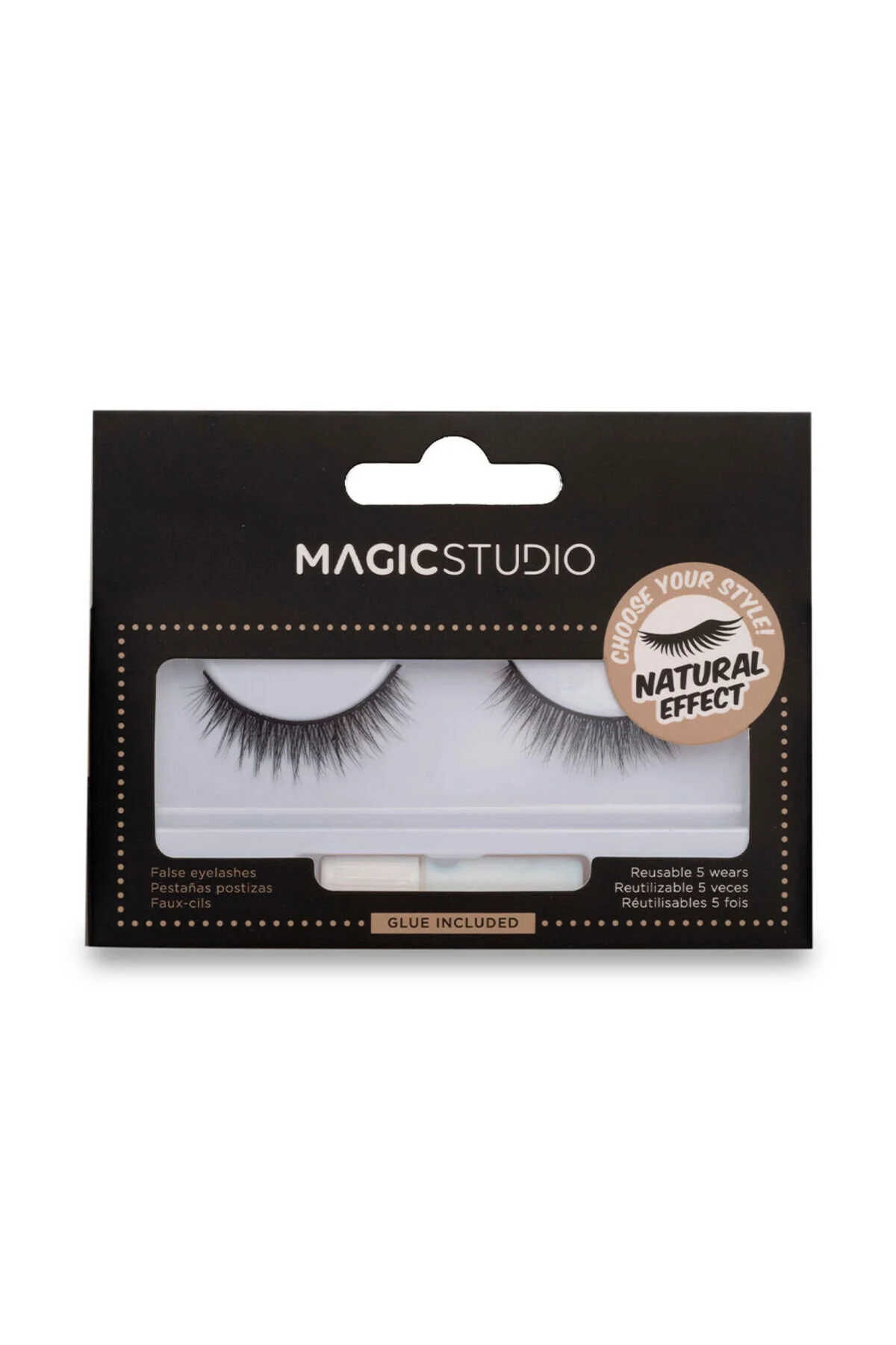 Bild von Magic Studio Einzelwimpern Powerful Cosmetics Vegan Natural Effect 1 U