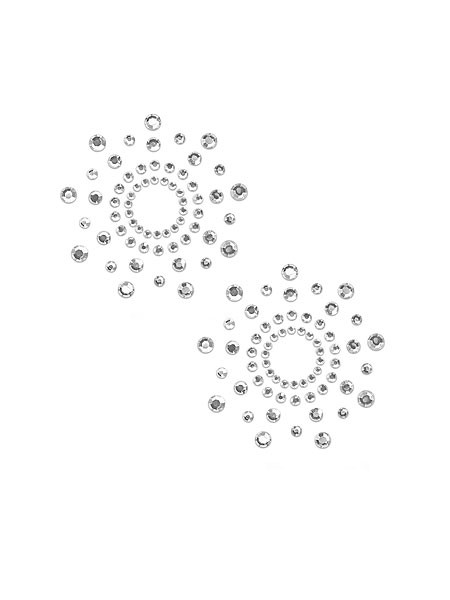 Bild von Bijoux Indiscrets Brustwarzenabdeckung Mimi Tepelstickers - Zilver (1 Paar)