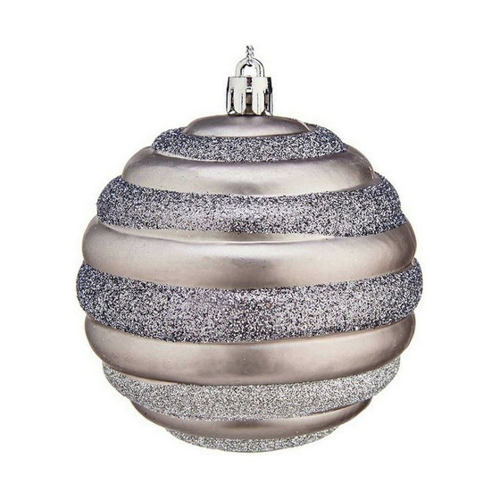 Bild von Krist+ Weihnachtsbaumkugel Set – 6 Stück in Silber
