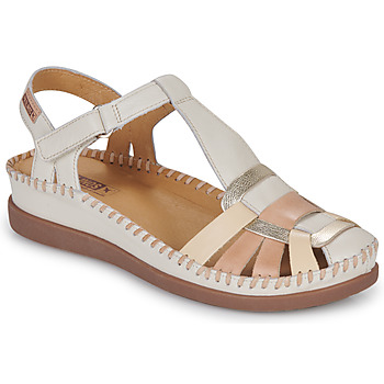 Bild von PIKOLINOS CADAQUES Sandalette, Sommerschuh, Sandale, Keilabsatz, mit auffälligen Ziernähten