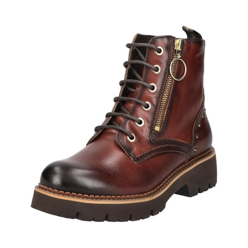 Bild von PIKOLINOS Stiefelette Leder Schnürstiefelette für Damen - Braun, Größe 37
