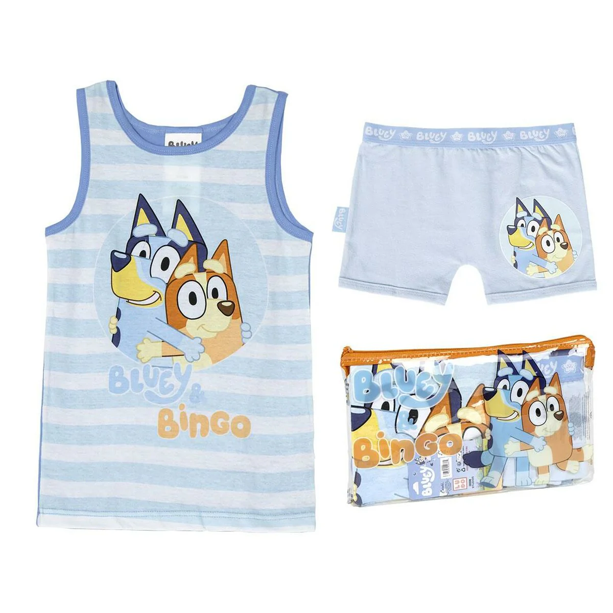 Bild von Schlafanzug Für Kinder Bluey Hellblau