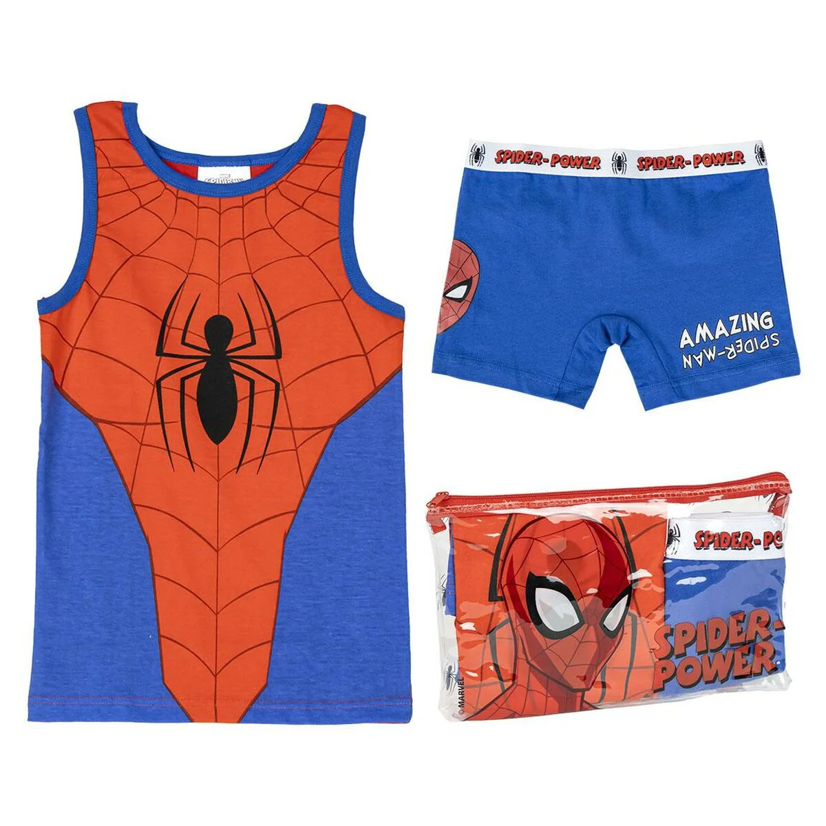 Bild von Schlafanzug Für Kinder Spider-Man Rot Blau
