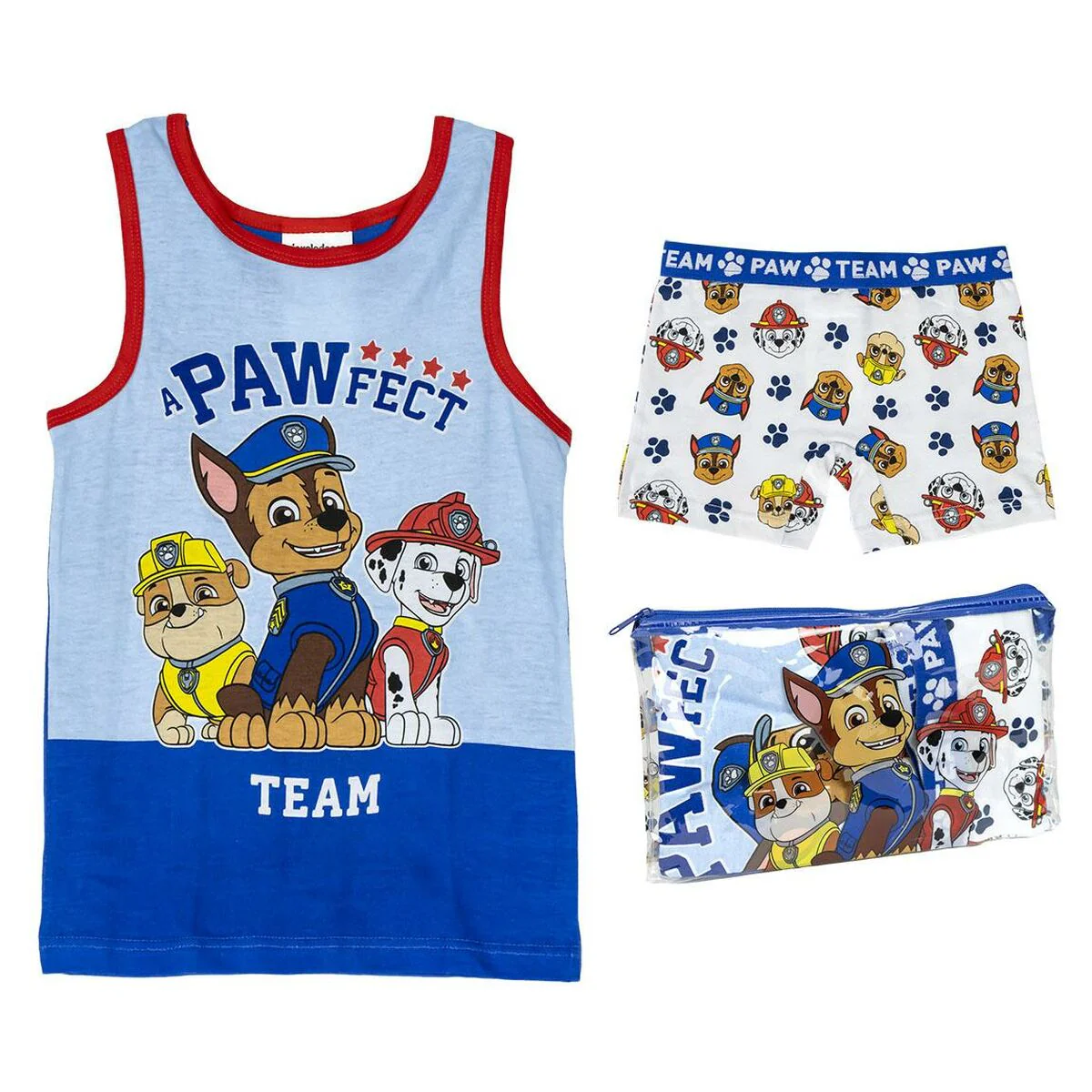 Bild von Schlafanzug Für Kinder The Paw Patrol Blau