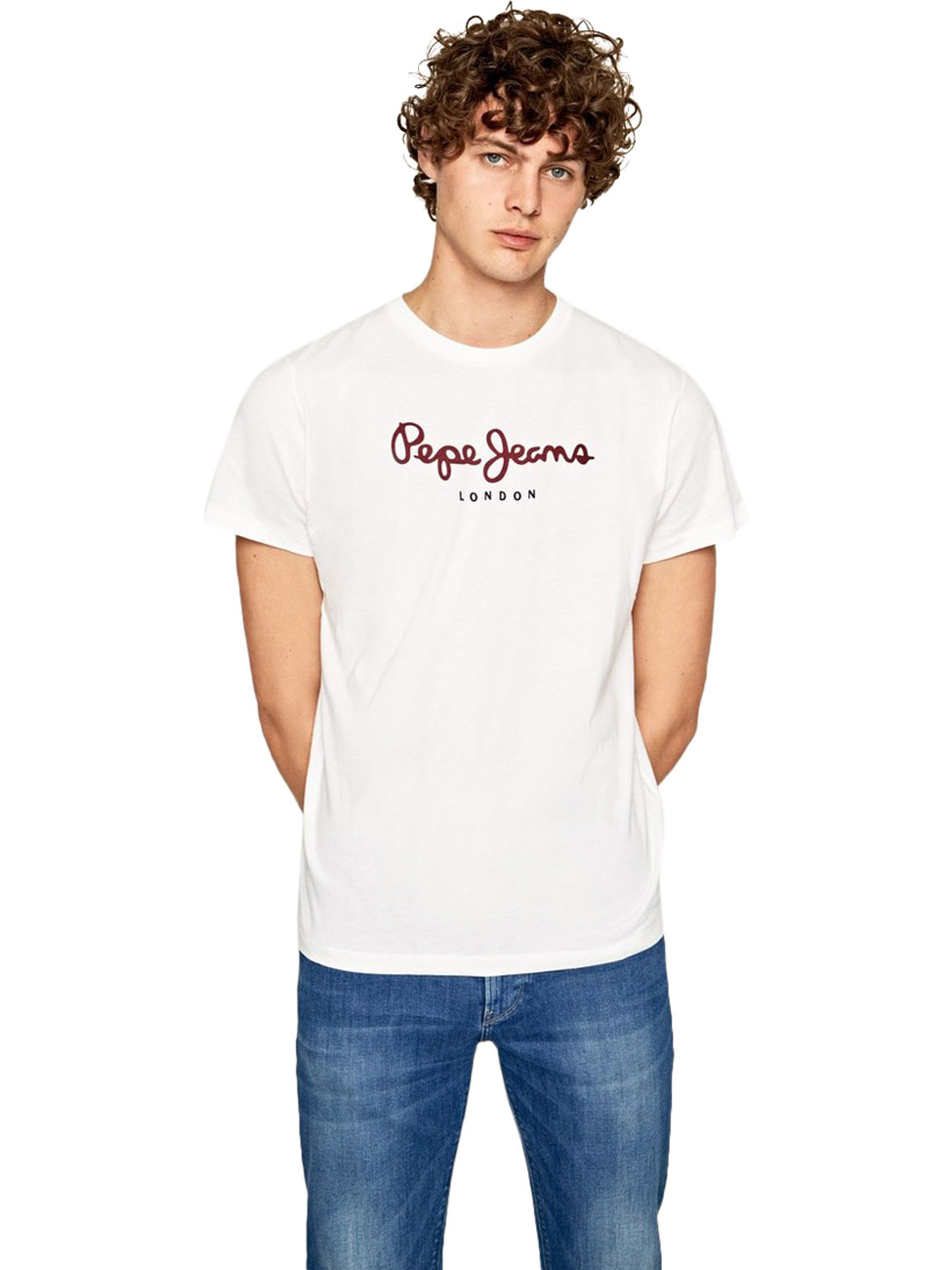 Bild von Pepe Jeans Herren Rundhals T-Shirt EGGO N - Regular Fit