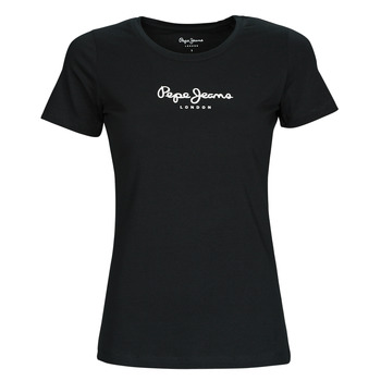 Bild von Pepe Jeans T-Shirt "New Virginia", Logo-Print, für Damen, schwarz, XS