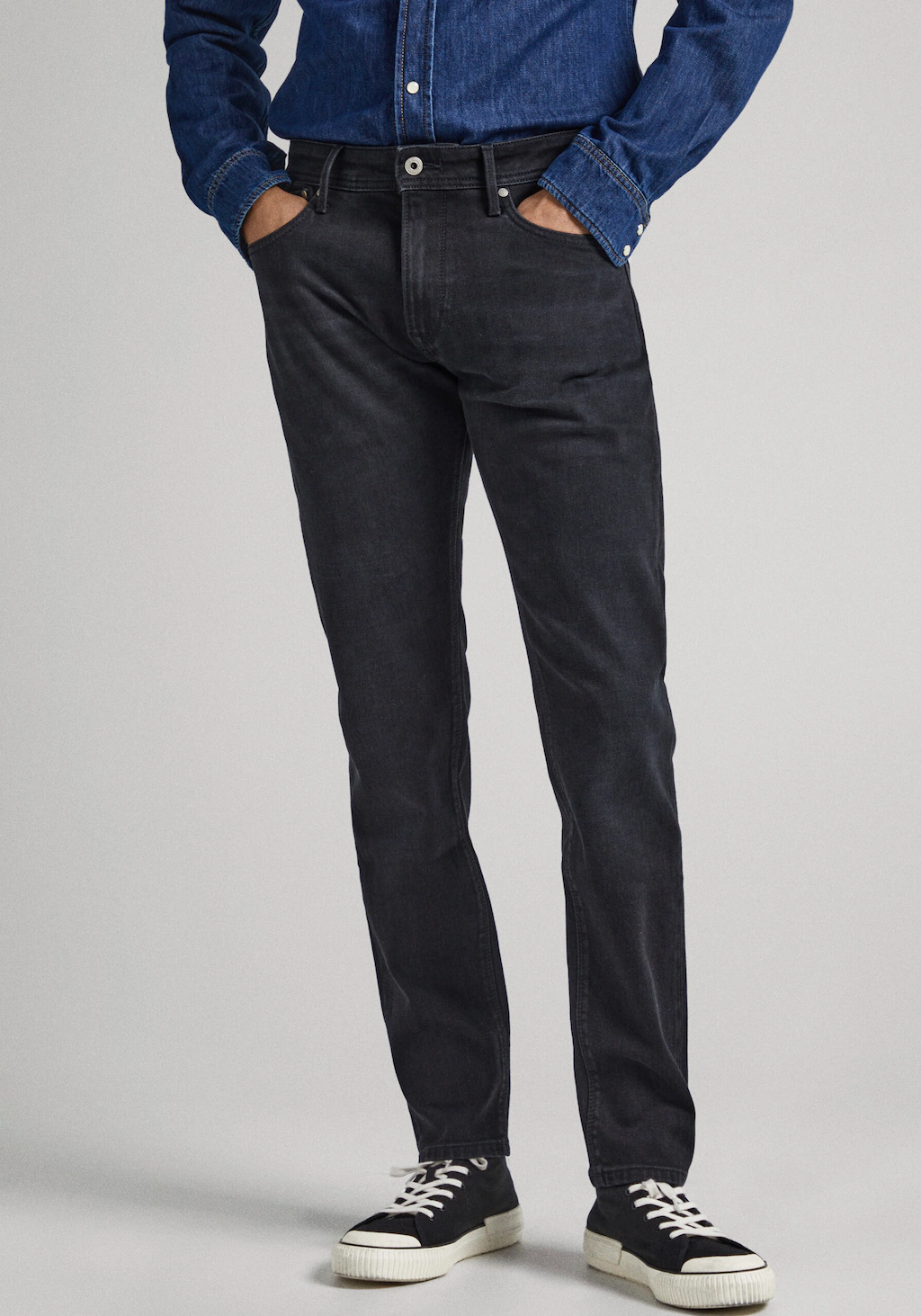 Bild von Pepe Jeans Jeans Stanley, Regular Fit, Tapered Leg, Denim, Länge 32 für Herren - 34/32