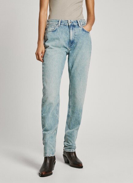 Bild von Pepe Jeans Straight-Jeans »mit normaler Leibhöhe«, aus robustem Baumwolldenim