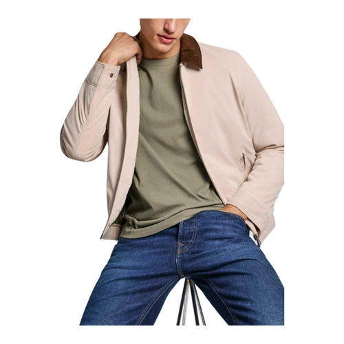 Bild von Pepe Jeans Herren Tarrington Baby Jacke, Braun (Beton Beige), XL, Jacke mit Eingrifftaschen Modell 'Tarrington'