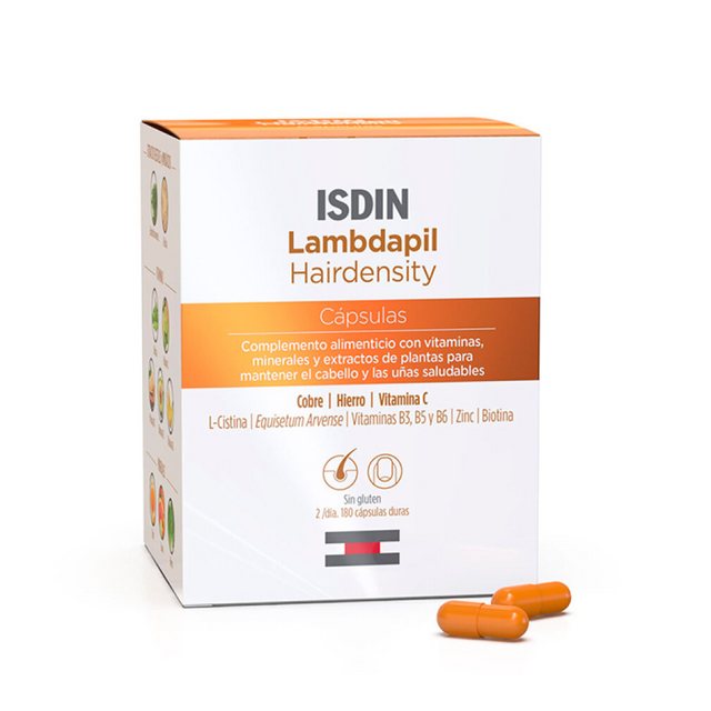 Bild von Isdin, Wachs + Enthaarungscreme, Hairdensity Hair and Nail Volume Booster 180 Capsules (180 x)