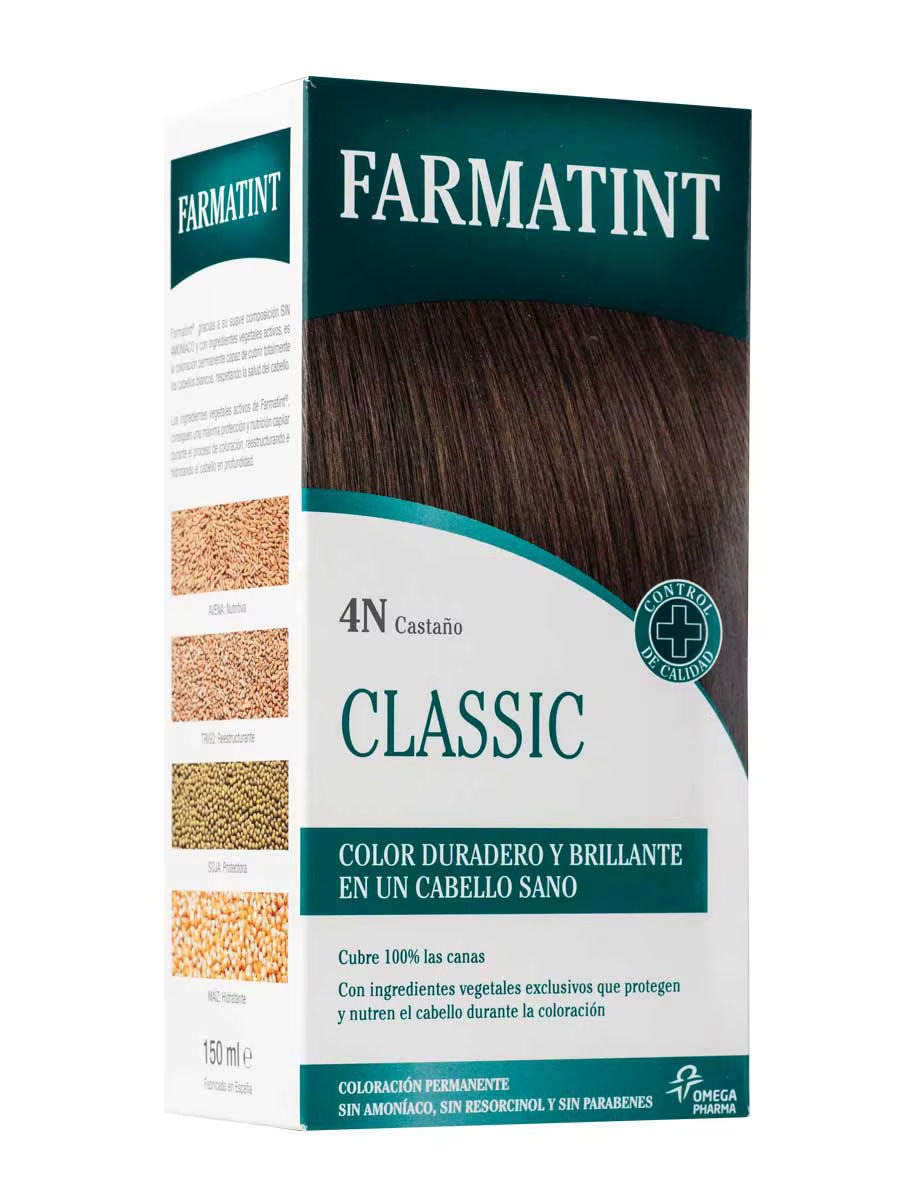 Bild von Farmatint 4n chestnut 135 ml-cover gray hair and take care of your hair