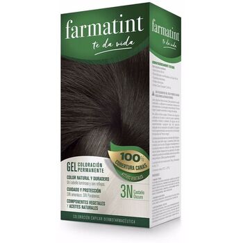 Bild von Farmatint  Haarfärbung Gel Permanente Farbe 3n-dunkelbraun 5 Stk