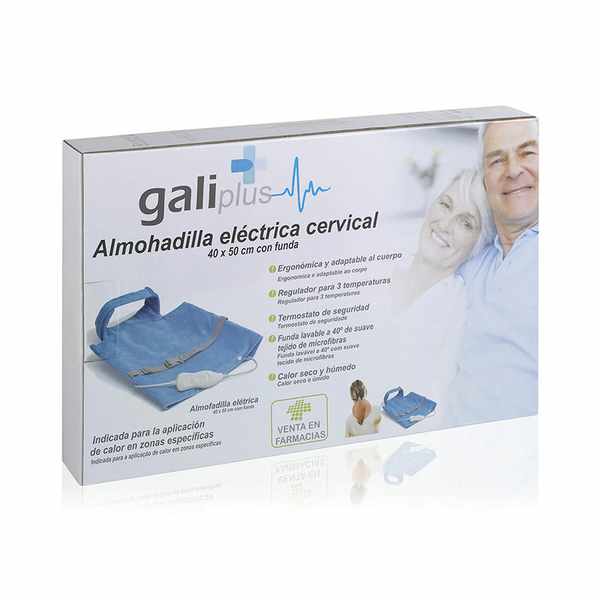 Bild von Elektrische Kissen für Rücken und Nacken Galiplus ELECTROMEDICINA