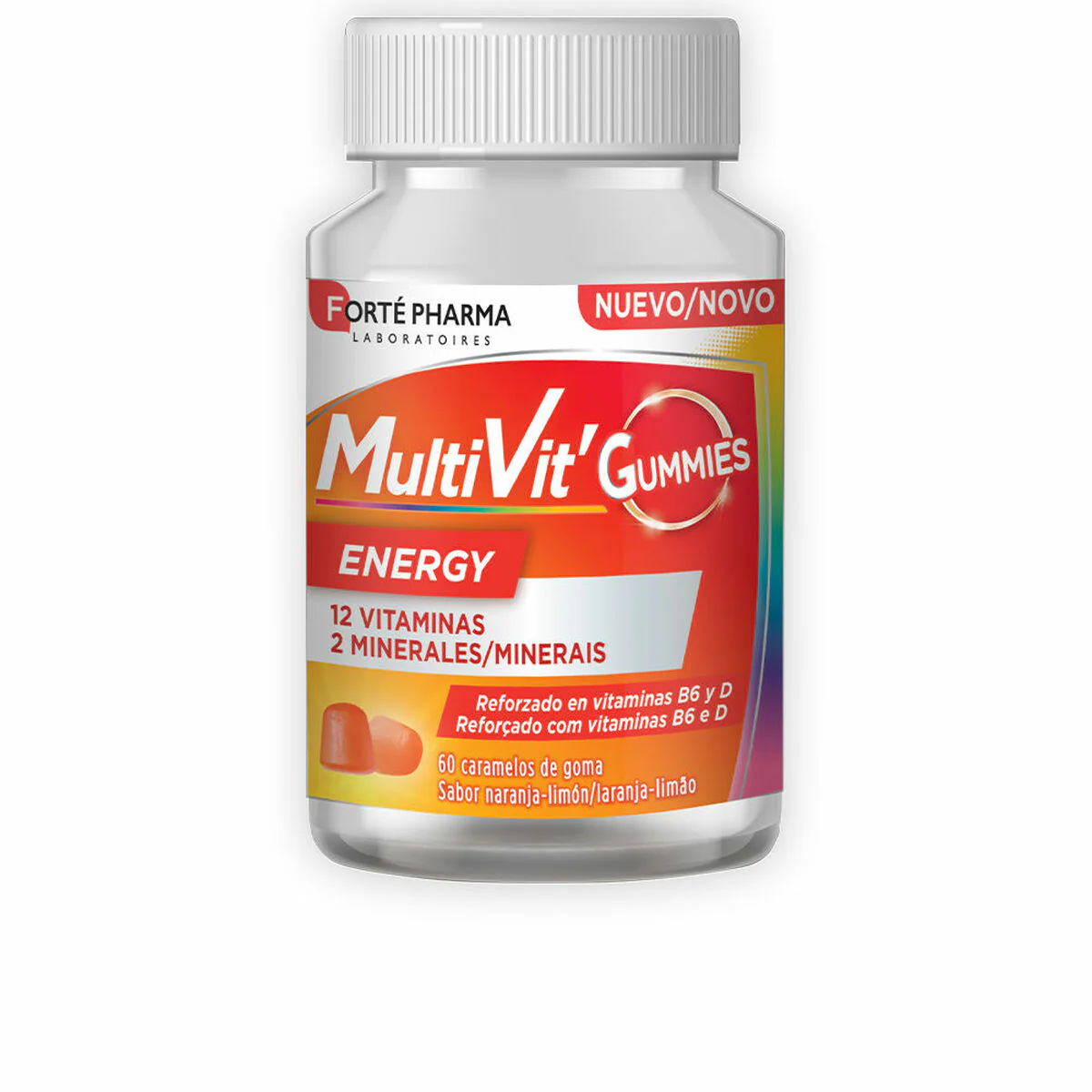 Bild von Nahrungsergänzungsmittel Forté Pharma Multivit Energy Gummis 60 Stück