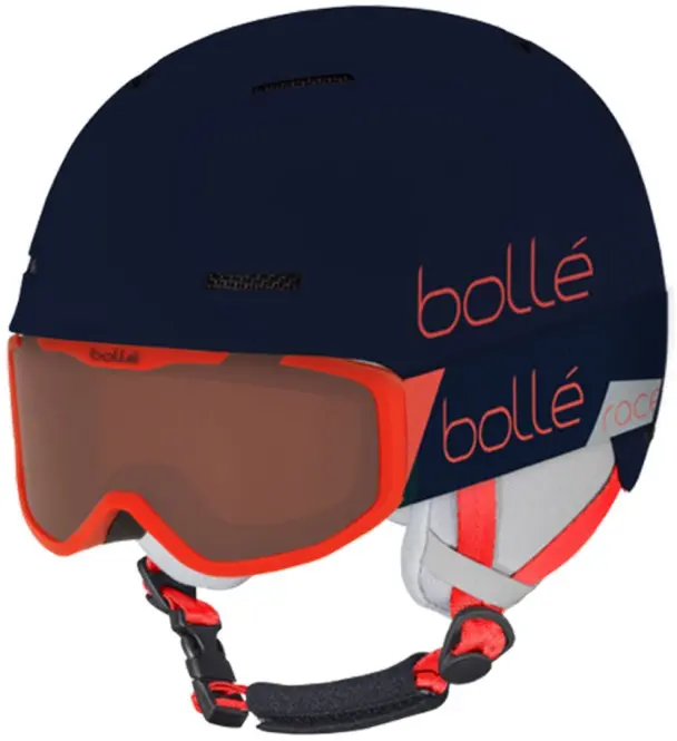 Bild von BOLLE COMBO B-FUN JR + ROCKET Helm 2024 blue red matte/red race matte/vermillon - XS