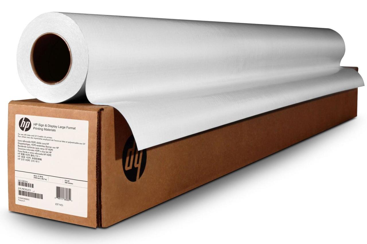 Bild von HP, Kopierpapier, Universal Papier gestrichen schwer 1524 mm x 30,5 m (131 g/m², 1 x, Plotterrollen)