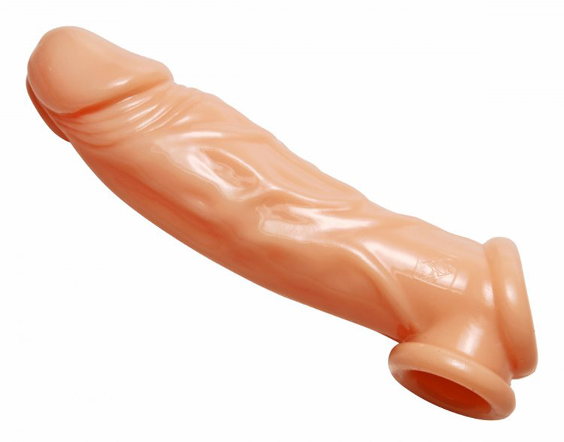 Bild von Size Matters Realistic Flesh Penis Enhancer Dildo and Ballstretcher