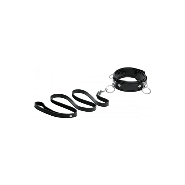 Bild von Leather Collar with Leash
