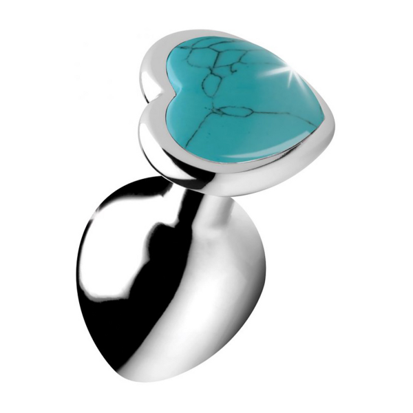 Bild von Turquoise Heart - Butt Plug - Medium