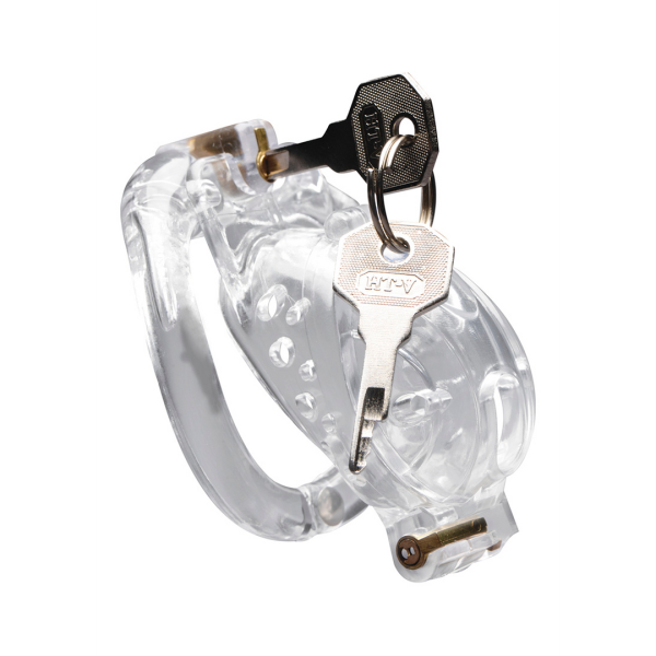 Bild von Double Lockdown - Lockable Adjustable Chastity Cage