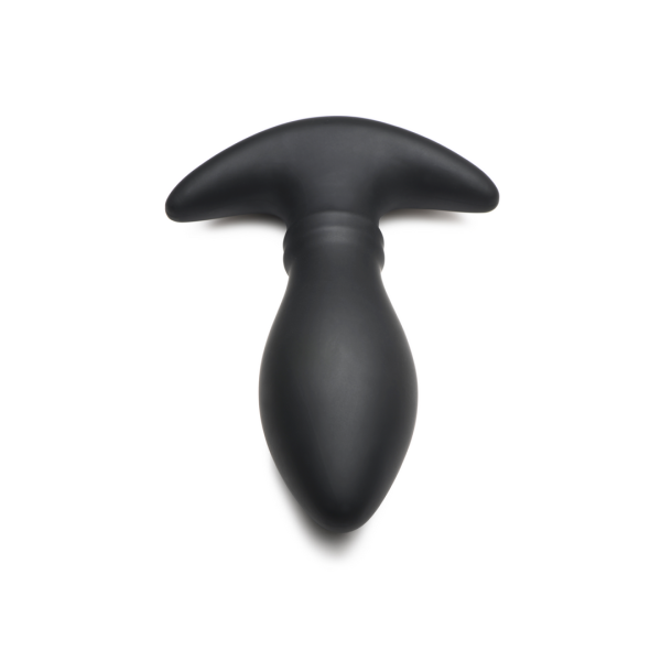 Bild von Rim Slide - Sliding Ring Silicone Butt Plug - Black