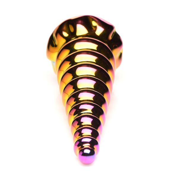 Bild von XR Brands - Twilight Regenbogen Glas Dildo