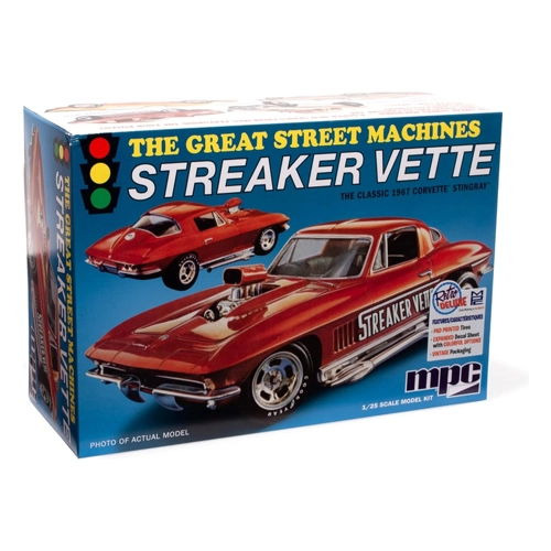 Bild von 1967er Chevy Corvette Stingray Streaker Vette, MPC AMT - 1/25 Plastikmodellbausatz