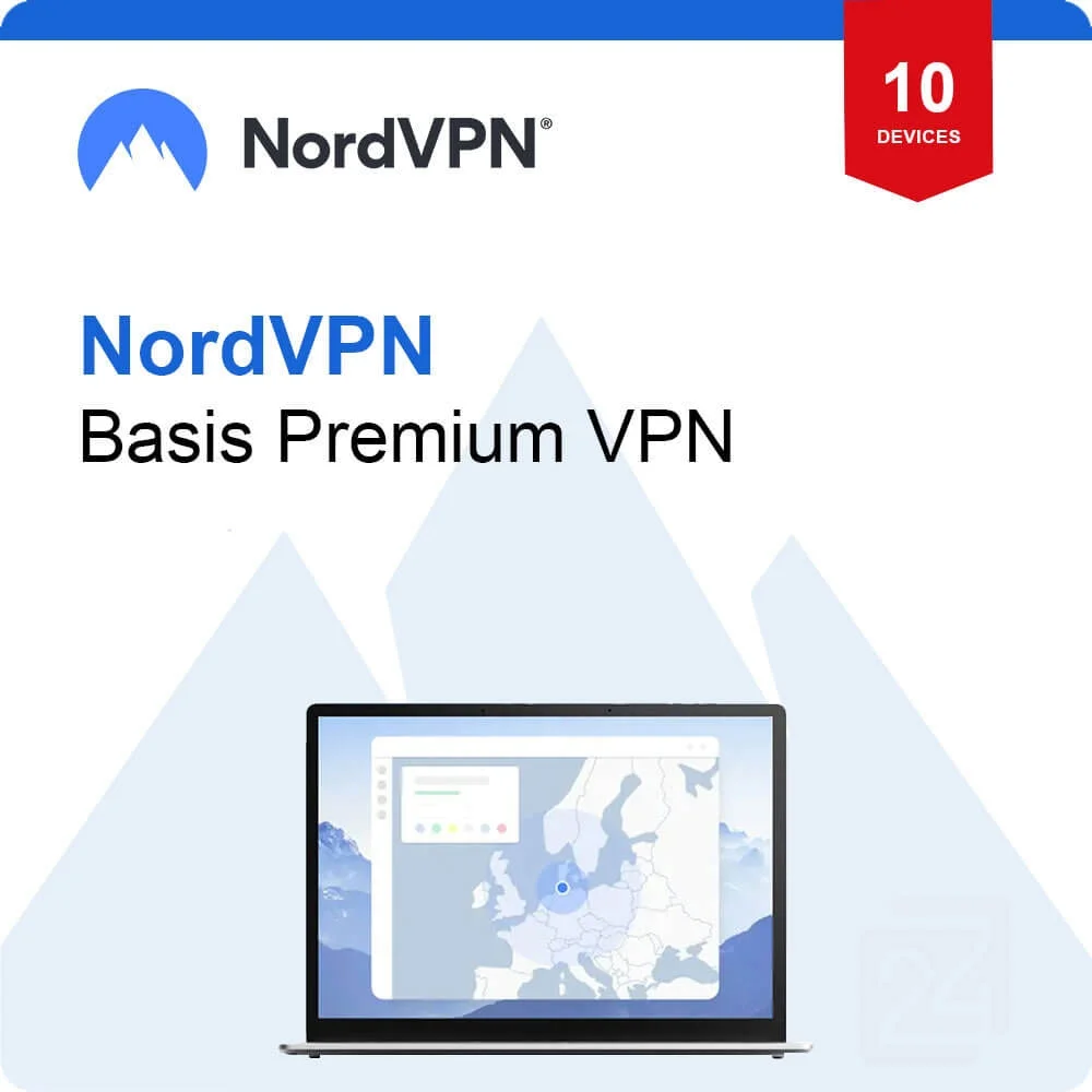 Bild von NordVPN Basis Premium VPN 10 Geräte 1 Jahr