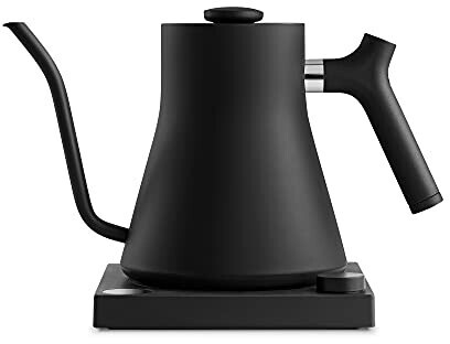 Bild von Fellow Stagg EKG Elektrischer Schwanenhals-Wasserkessel – Kanne für Filterkaffee und Tee – Wasserkocher aus Edelstahl – schnellerhitzender elektrischer Wasserkocher – Mattweiß