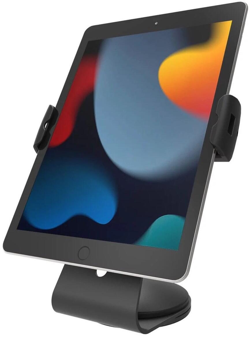 Bild von Compulocks Universal Locking Tablet Cling Stand Counter Top Kiosk Black - Aufstellung - für Tablett - Schwarz - Bildschirmgröße: bis zu 33 cm (bis zu 33,00cm (13) )