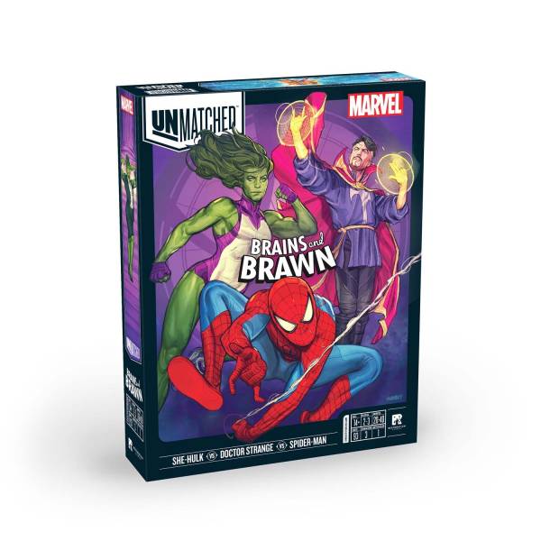 Bild von Restoration Games Spiel Unmatched Marvel: Brains and Brawn (EN) - Strategy Game