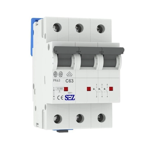 Bild von SEZ Schalter LS-Schalter C63A 3-Polig 10kA VDE