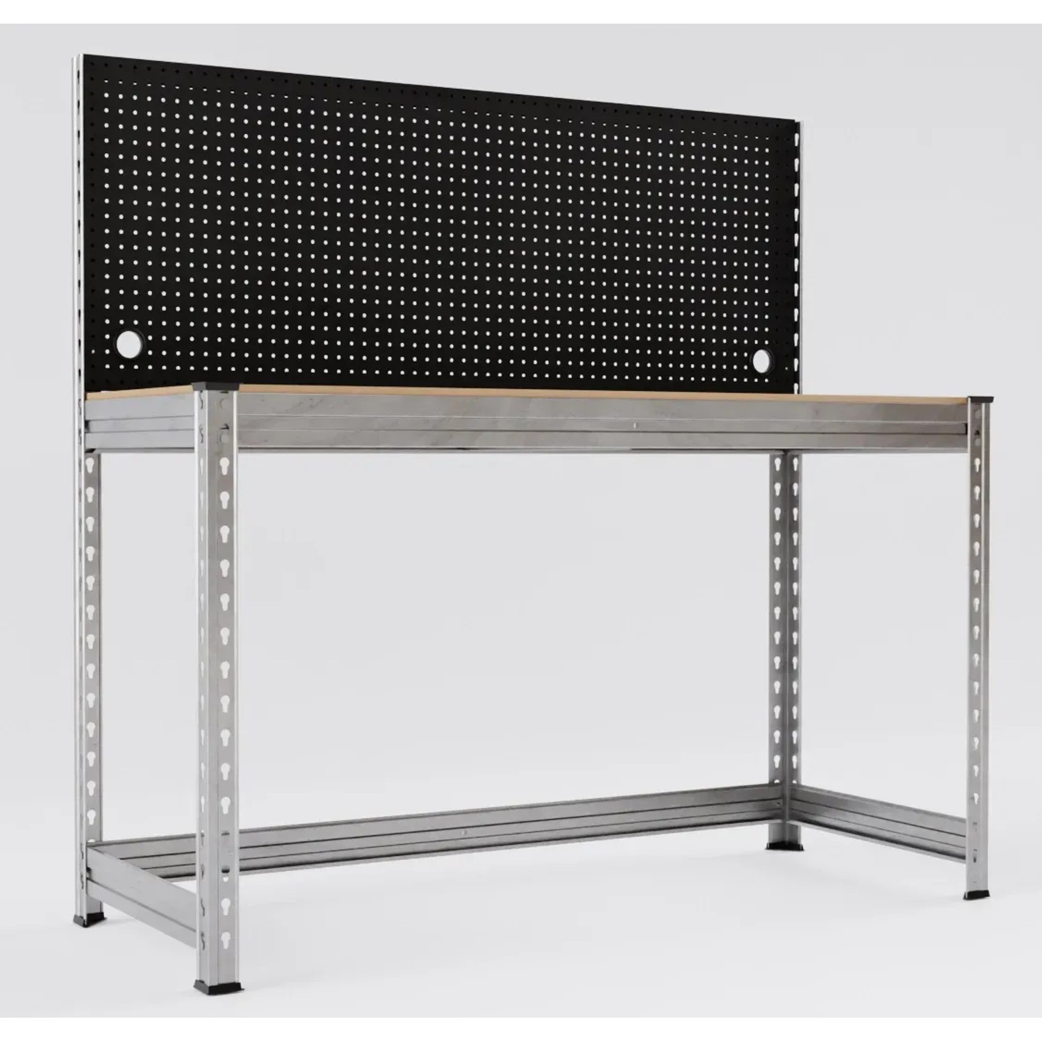 Bild von AR Shelving Werkbank mit Lochwand 150 cm x 150 cm x 60 cm FSC®
