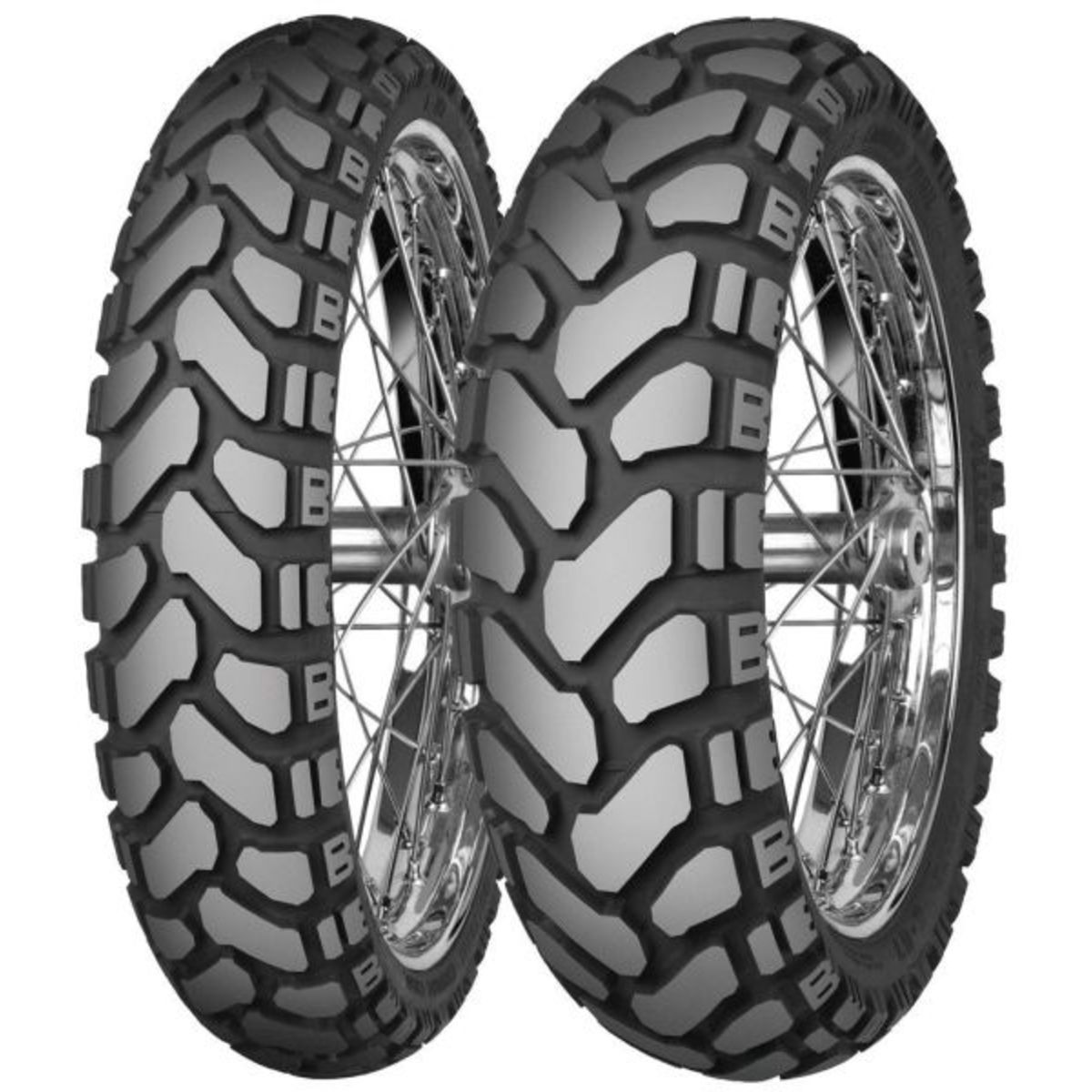 Bild von Mitas E-07+ ( 120/70B19 TL 60T M+S Kennung, Mischung Dakar, Vorderrad, gelb )