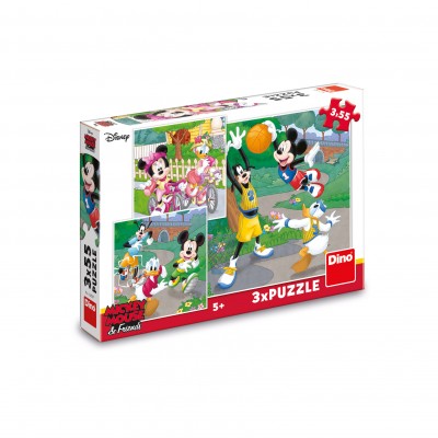 Bild von Dino Puzzle Micky Maus und Freunde 3x55 Teile (55 Teile)
