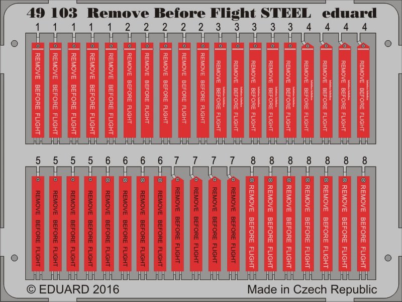 Bild von Eduard Remove Before Flight STEEL