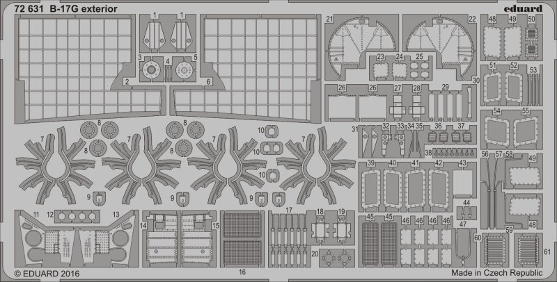 Bild von Boeing B-17G Flying Fortress - Exterior [Airfix]