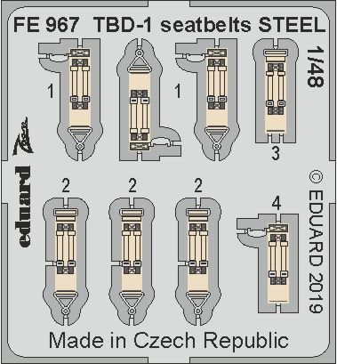 Bild von Douglas TBD-1 Devastator - Seatbelts STEEL [Great Wall Hobby]