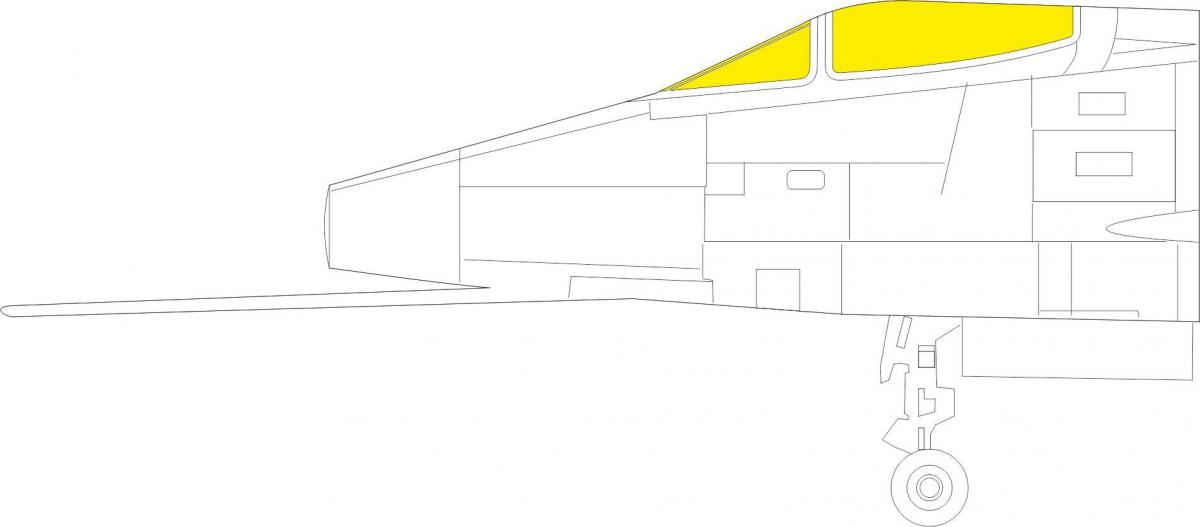 Bild von Eduard F-100C 1/32 for TRUMPETER