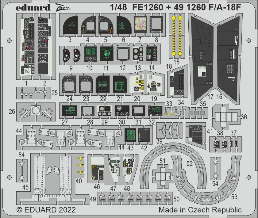 Bild von Eduard F/A-18F for HOBBY BOSS